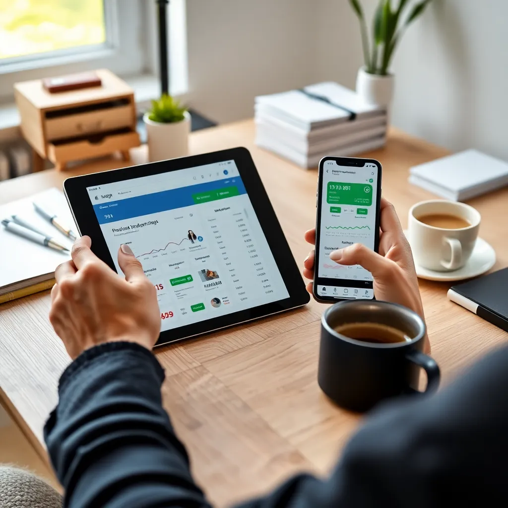 Persoon schrijft financiële doelen op in notitieboek